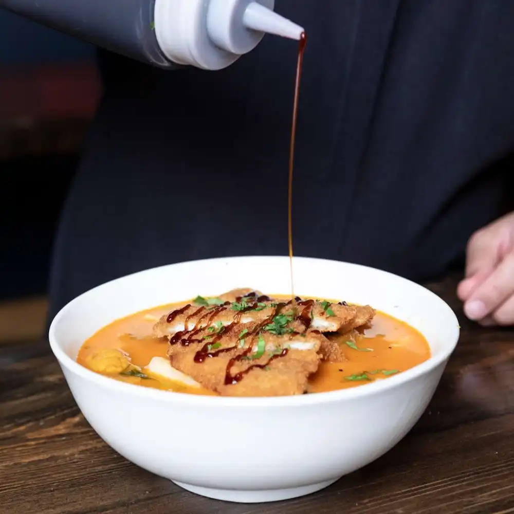 Spicy Korean Rice Cake Soup Image
