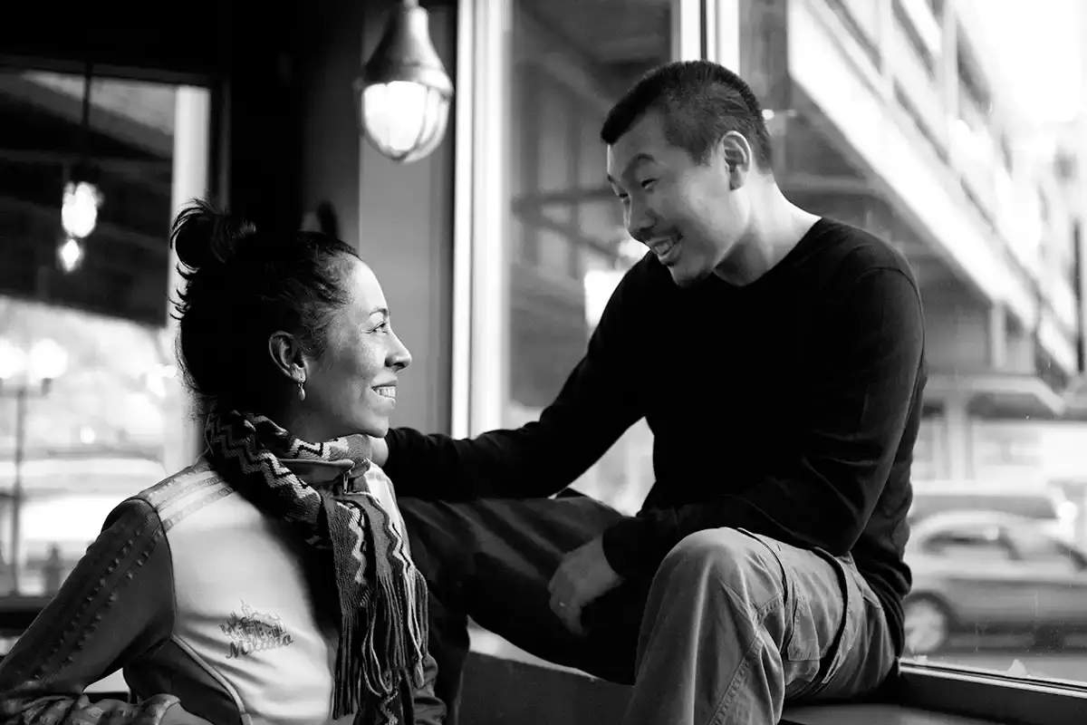 Bill Kim and wife, Yvonne Cádiz-Kim